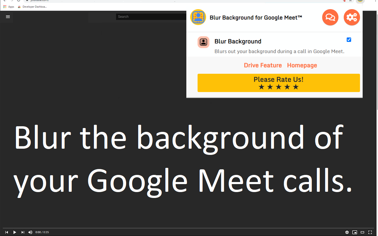 Google Meet™的模糊背景截图1
