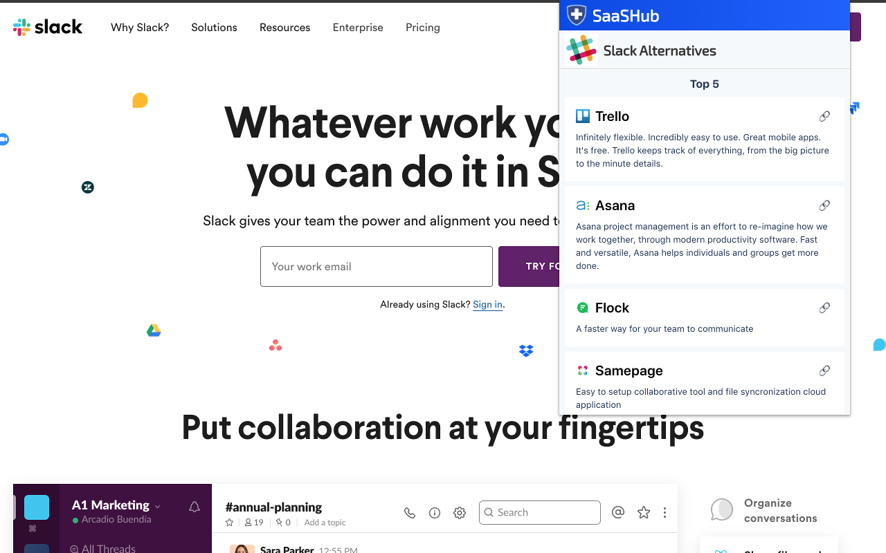 Alternative To by SaaSHub截图1