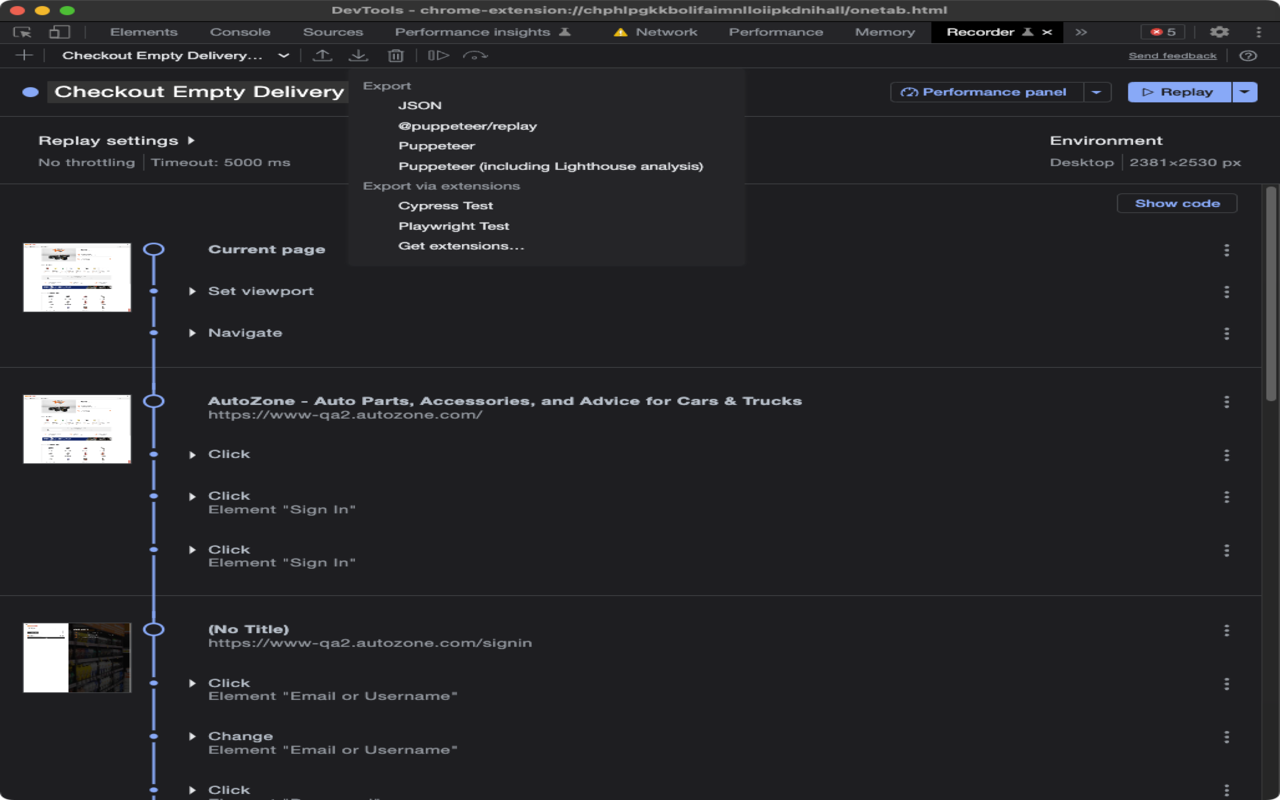 Playwright Chrome Recorder截图1