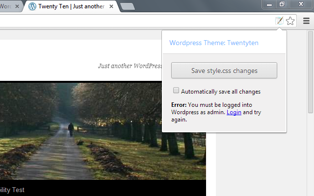 Wordpress Style Editor截图1