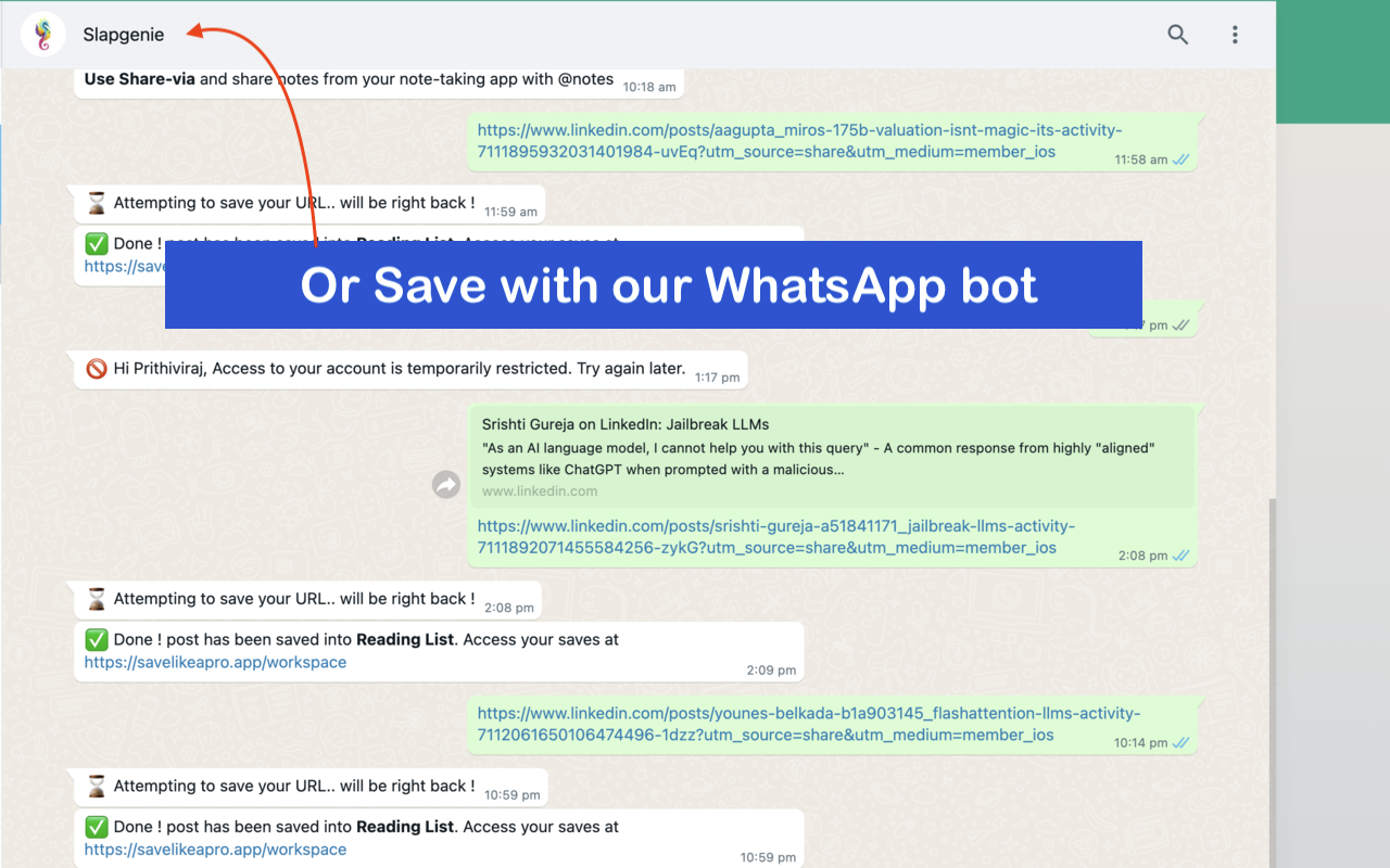 SaveLikeAPro - AI powered bookmarking截图3
