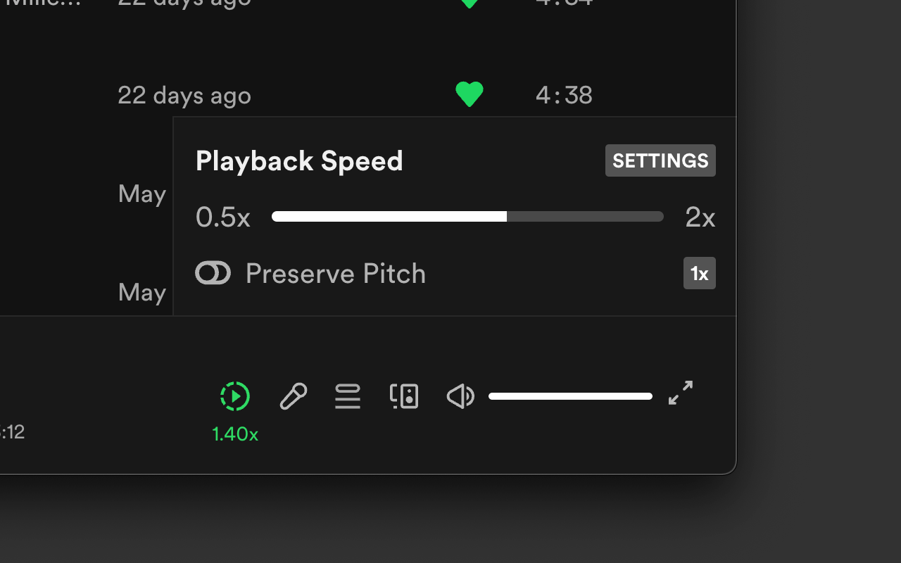 Spotify Playback Speed截图1
