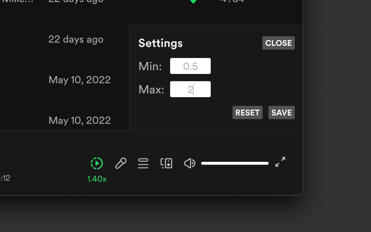 Spotify Playback Speed截图2