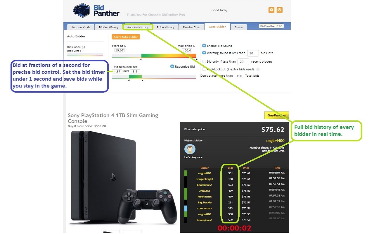 BidPanther for DealDash截图1
