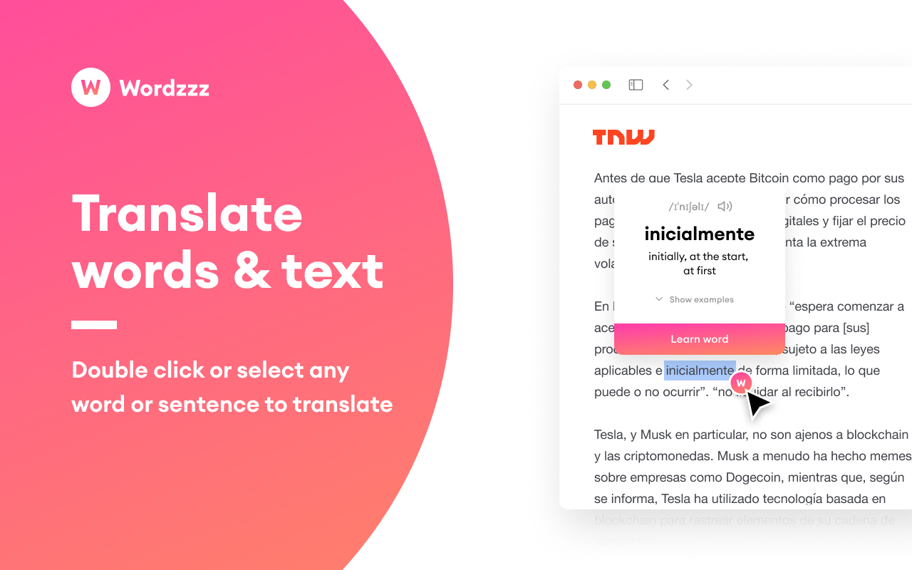 Wordzzz — Learn languages while surf & stream截图4