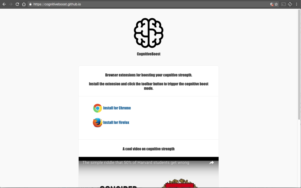 CognitiveBoost Extension截图2