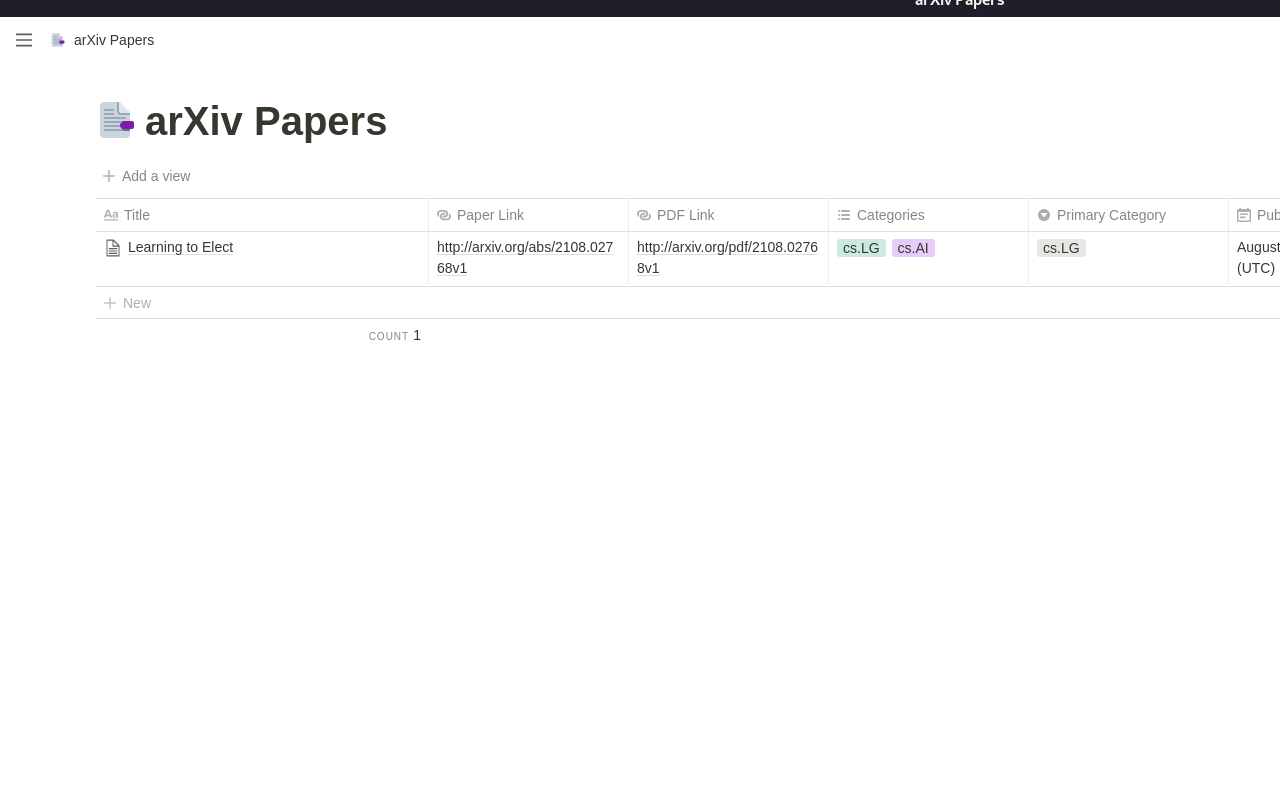 Arxiv To Notion截图3