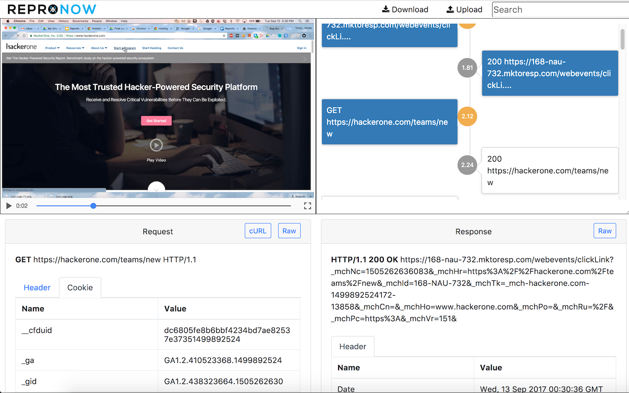 ReproNow: Capture Screen + Network截图2