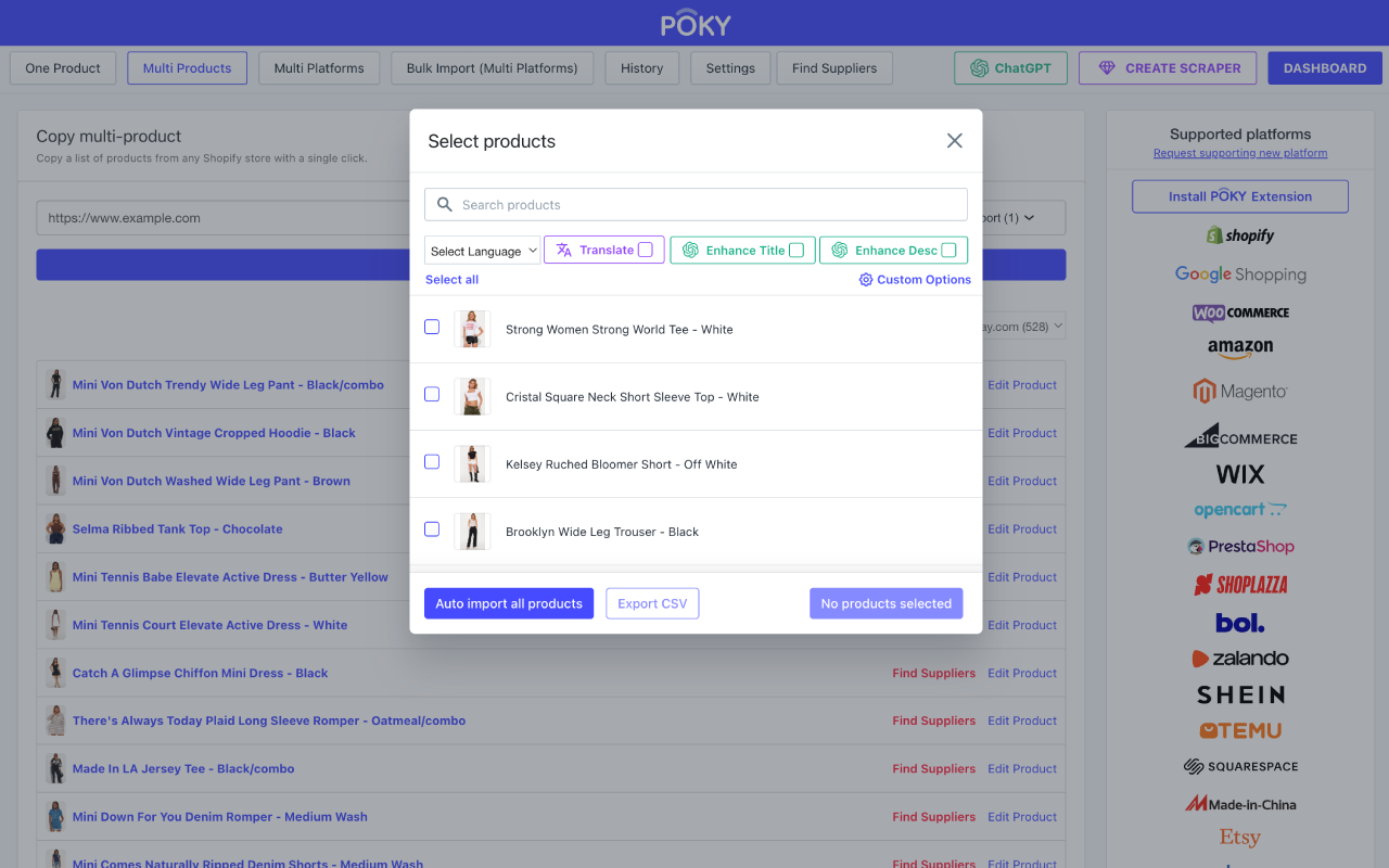 POKY - Product Importer截图1
