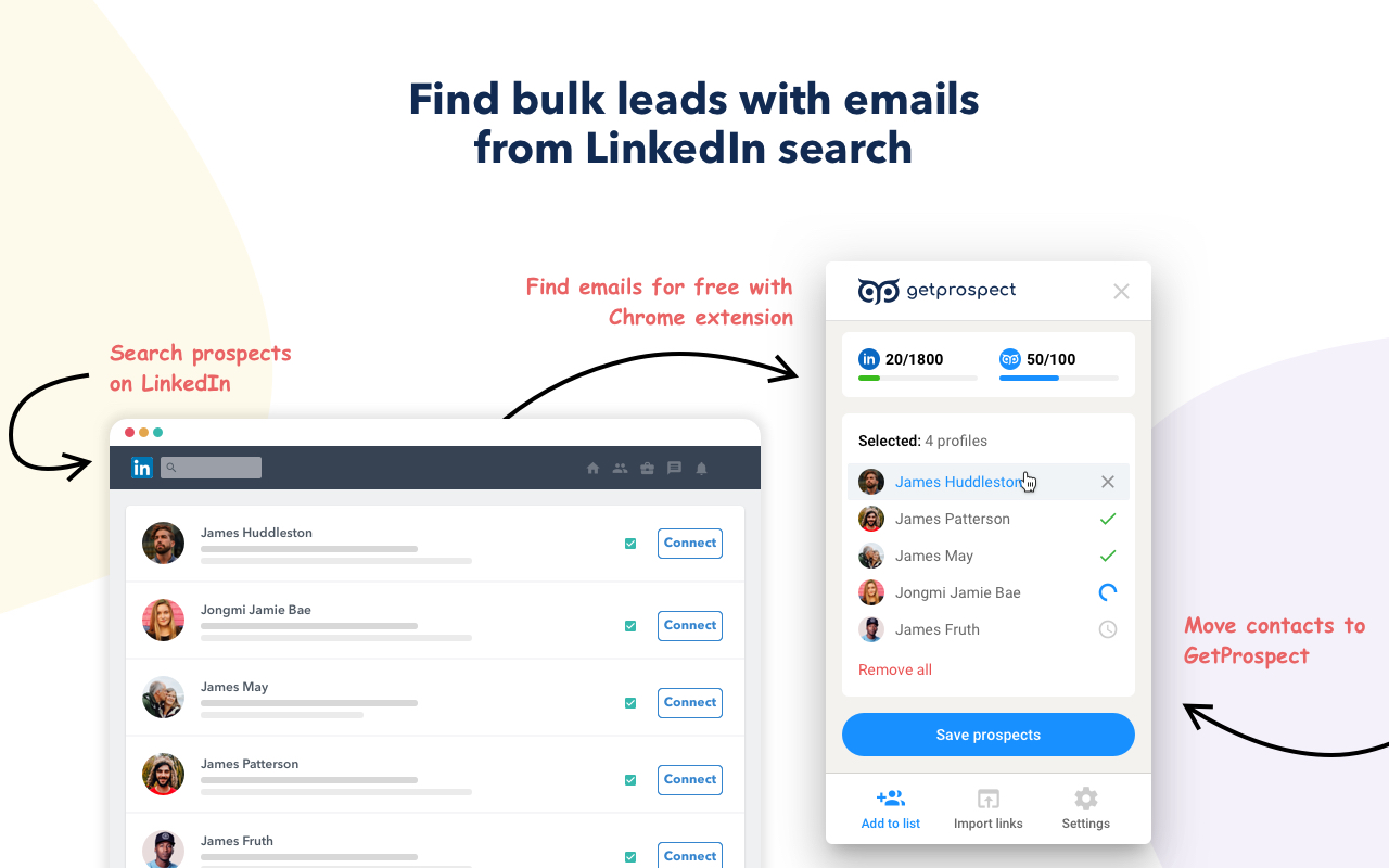 Email Finder - GetProspect截图3