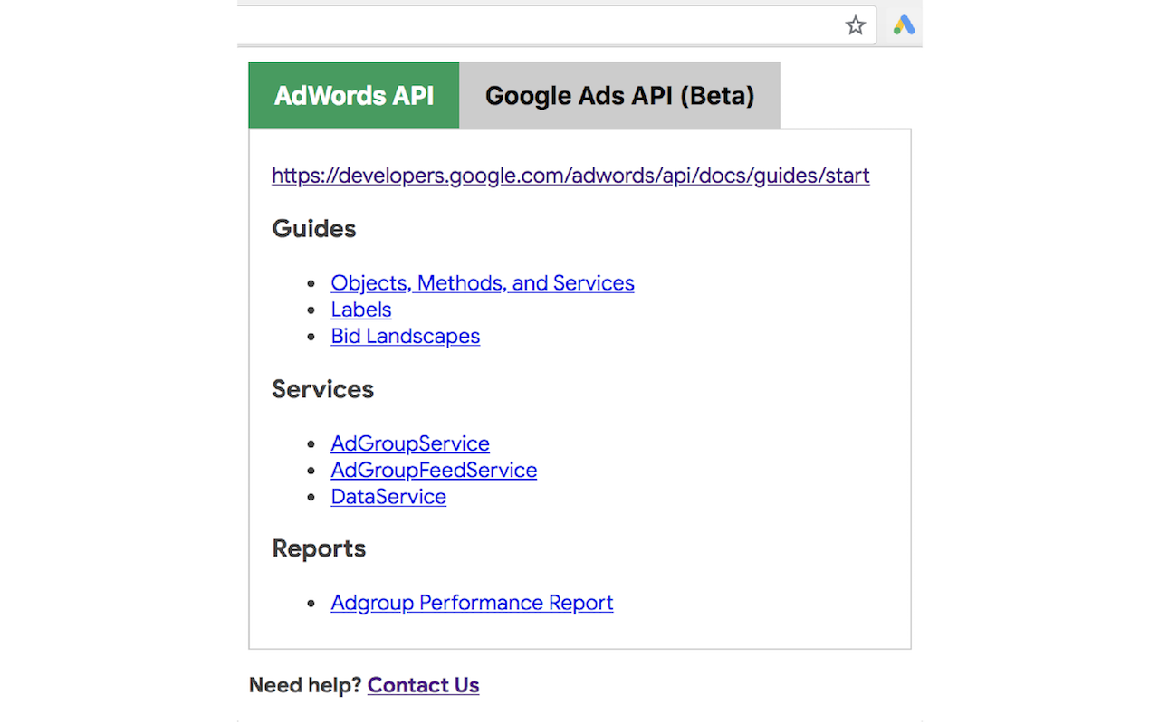 Google Ads API Web Navi截图5