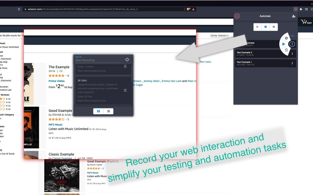 AuTomato - Easy E2E tests and web automation截图3