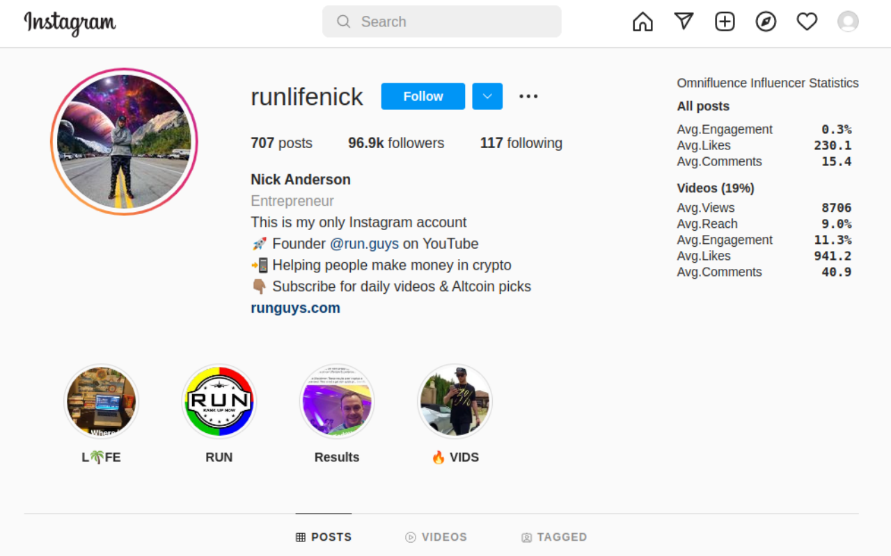 Influencer Insight | Omnifluence.io截图1