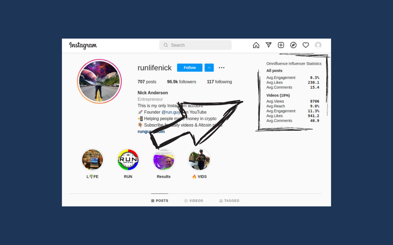 Influencer Insight | Omnifluence.io截图3