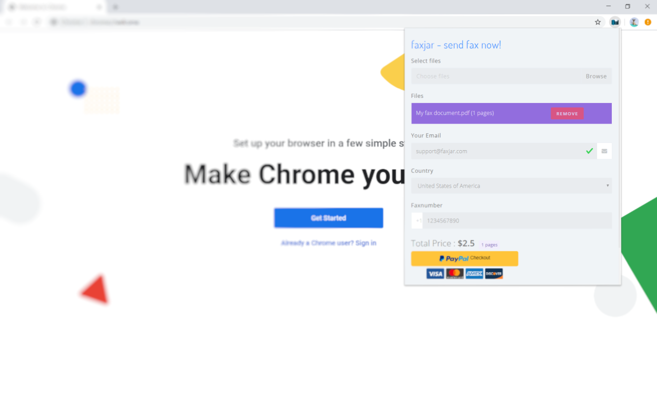 Faxjar - Send a fax now (no ads or signups)截图2