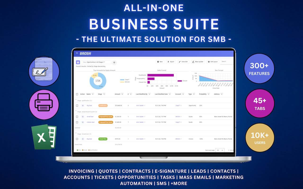 BROSH BUSINESS SUITE截图3