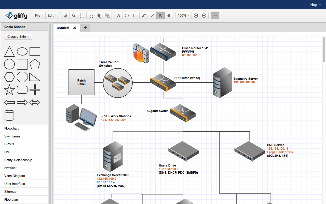 Gliffy Diagrams截图3