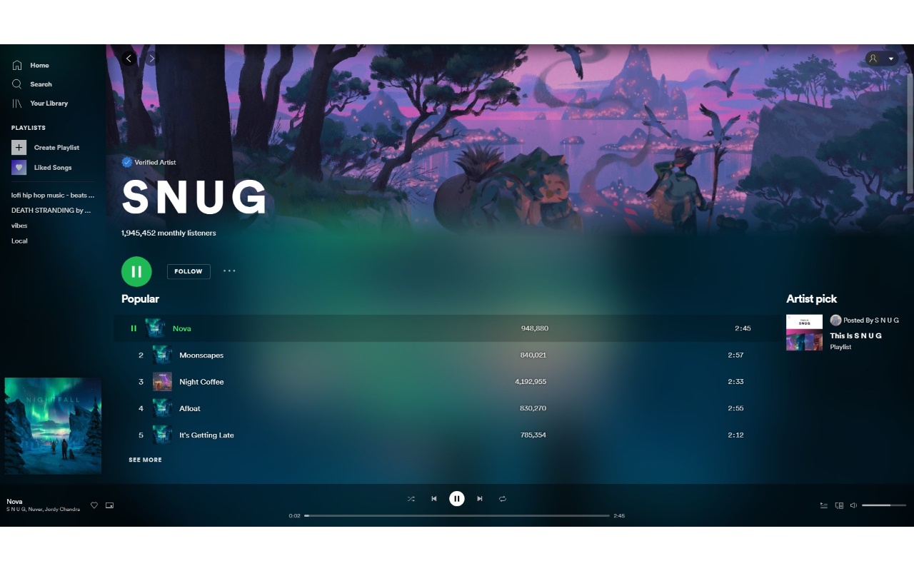 Spotify Dynamic Theme Plus截图4