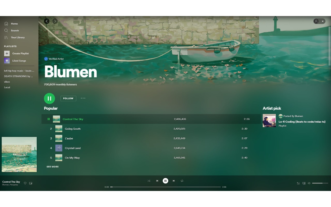Spotify Dynamic Theme Plus截图5