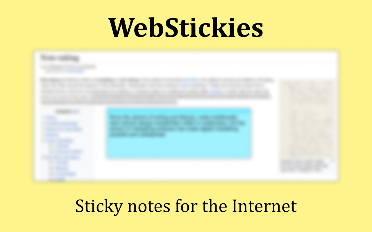 WebStickies截图2