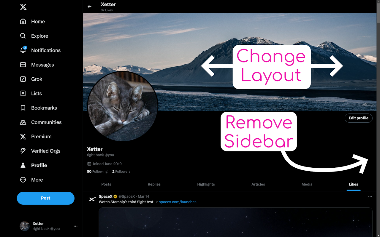 Xetter - Enhance Your X/Twitter Experience截图2