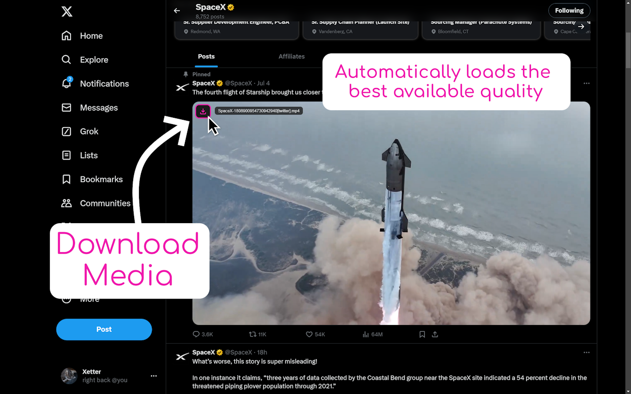 Xetter - Enhance Your X/Twitter Experience截图3