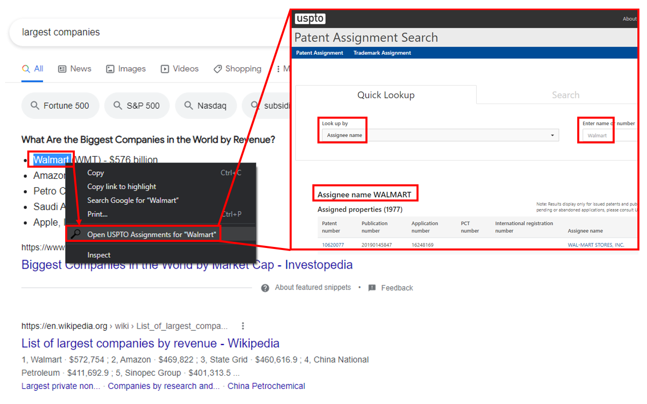 Patent Assignments截图1