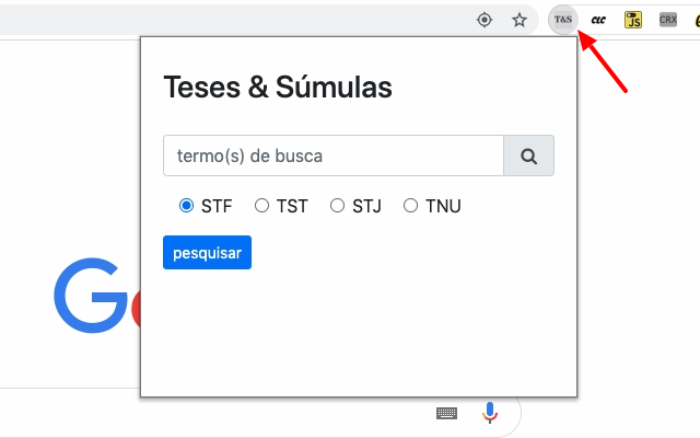 Teses e Súmulas截图2