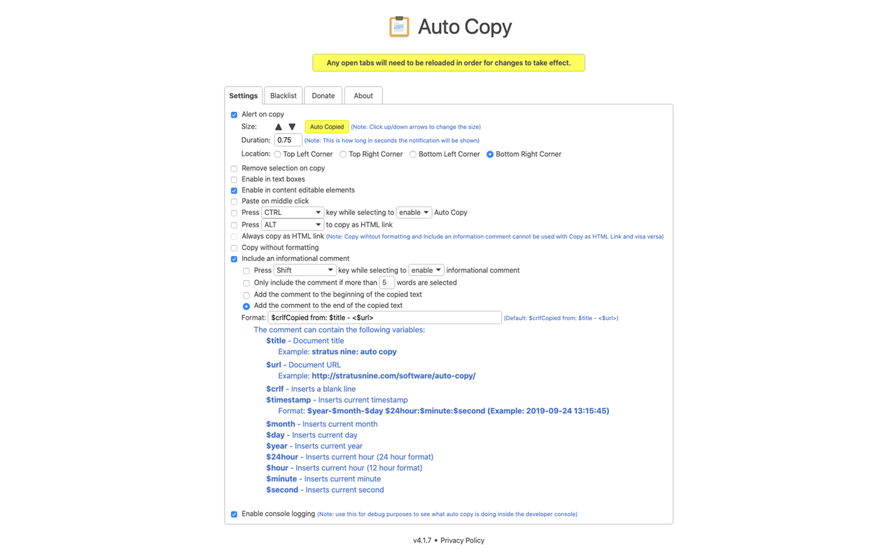 Auto Copy截图1