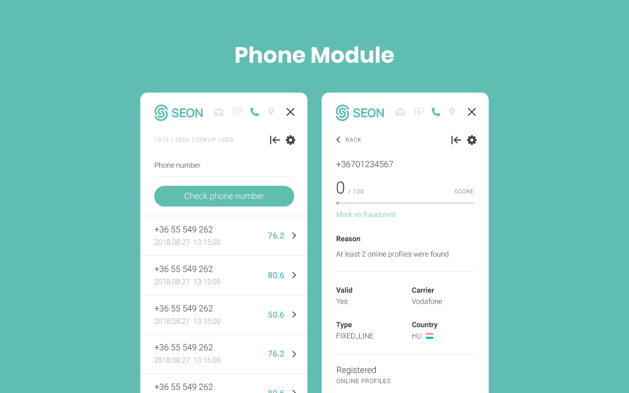 SEON Intelligence截图4