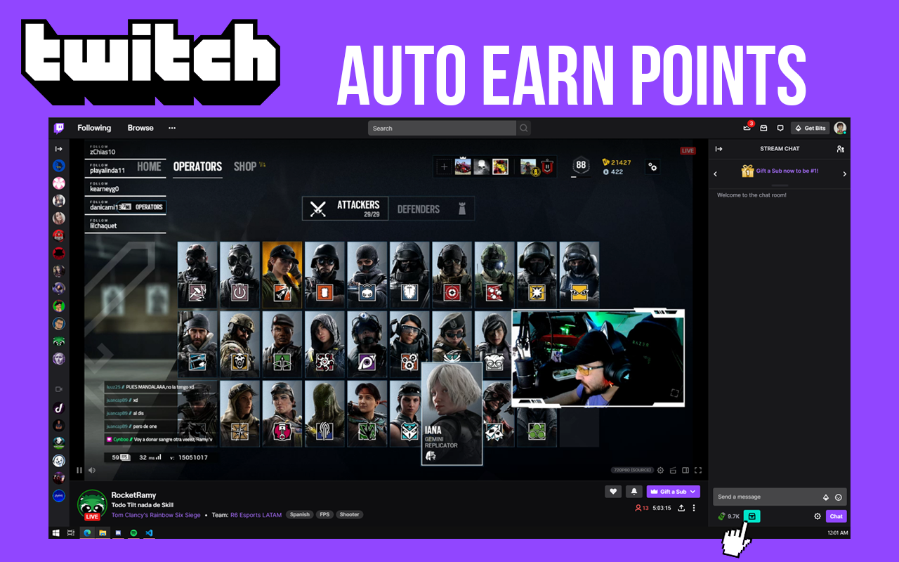 Earn Twitch Points截图1