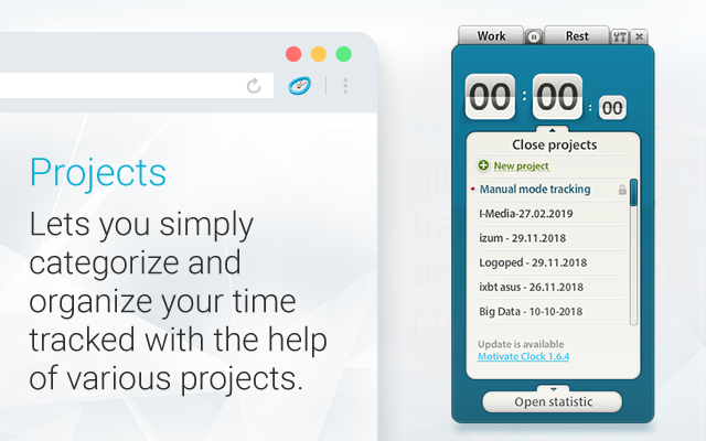 Motivate Clock | Time Tracker截图1
