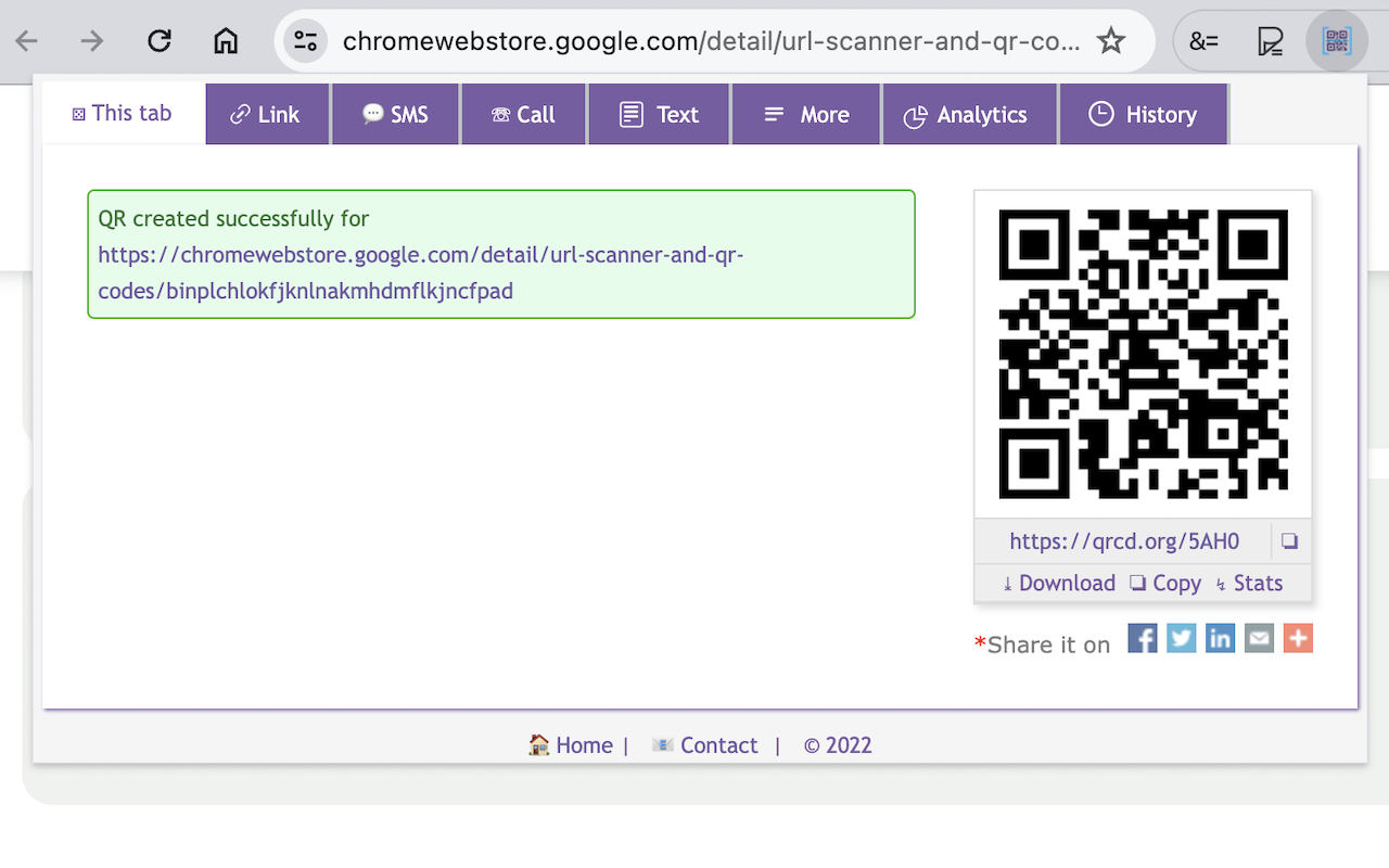 URL 扫描器和 QR 码截图4