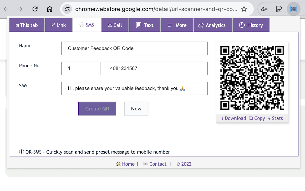 URL 扫描器和 QR 码截图5