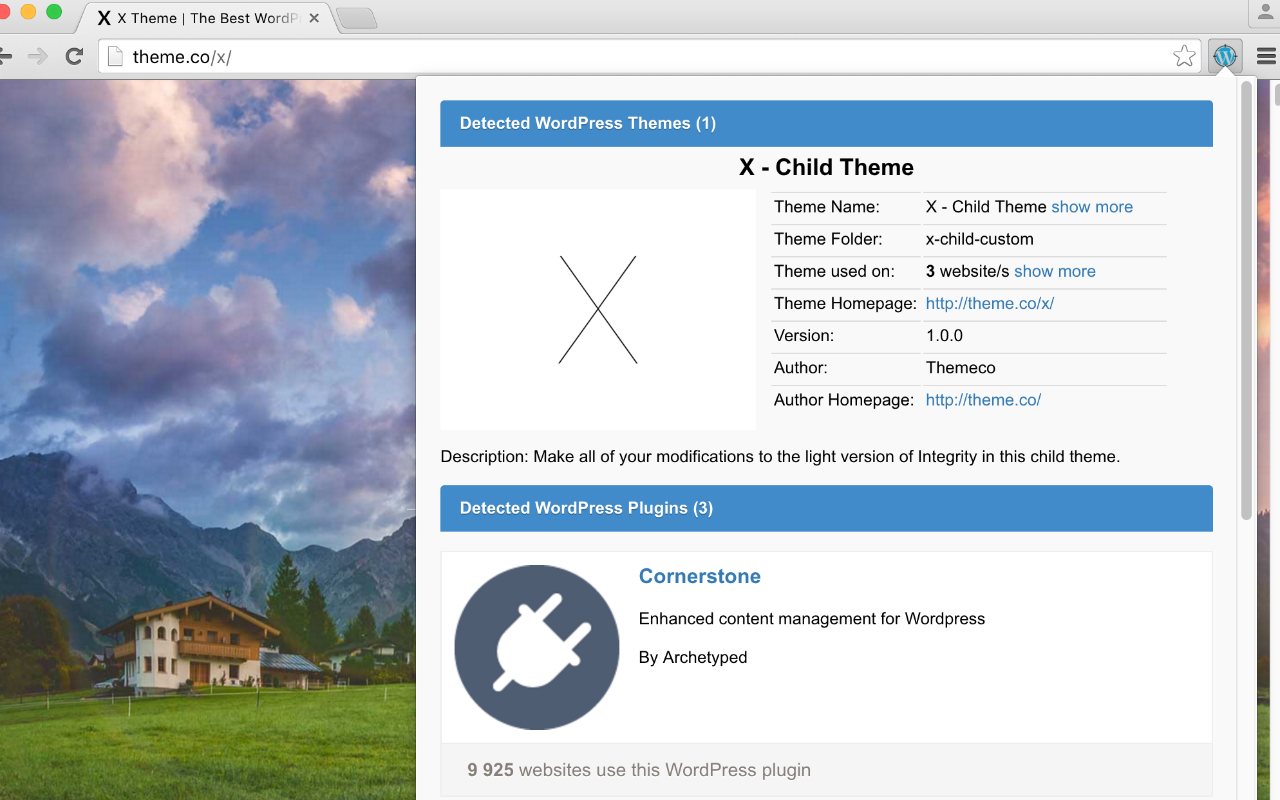 WordPress Theme Detector and Plugin Detector截图1