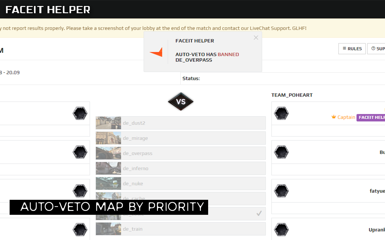 FACEIT HELPER截图3