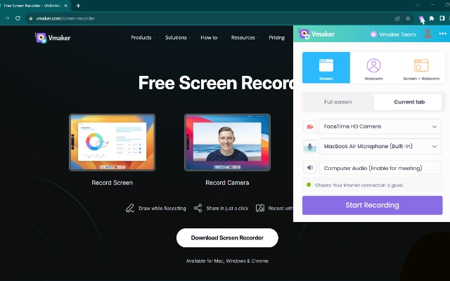 Vmaker - Free Screen Recorder截图3