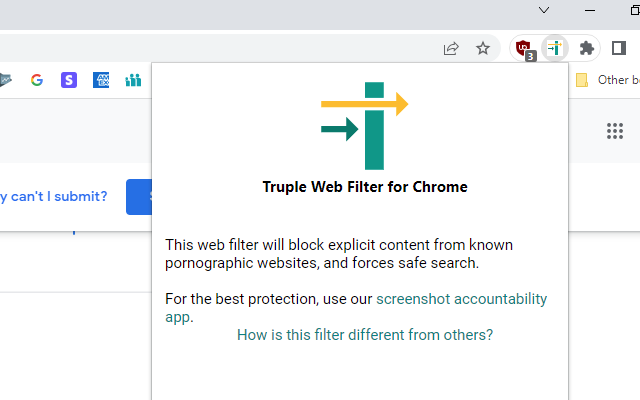 Truple Web Filter for Chrome截图1