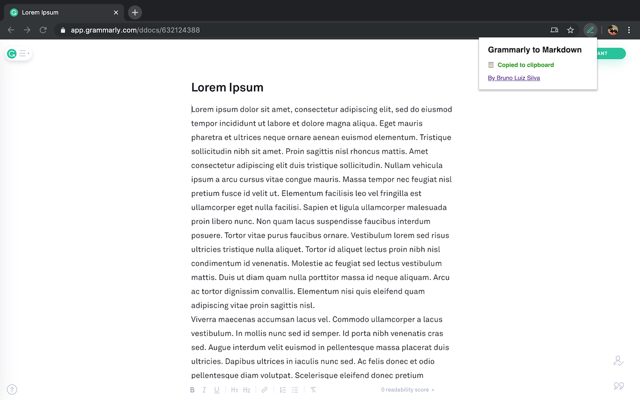 Grammarly to Markdown截图1