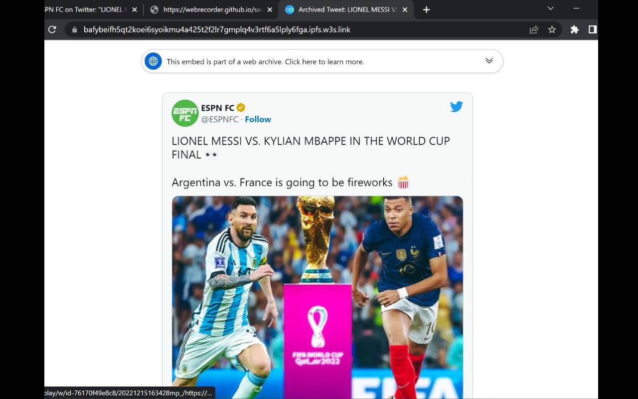 Pin Tweet to IPFS截图4