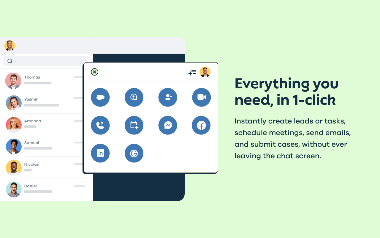 tuvis for WhatsApp and Salesforce截图1