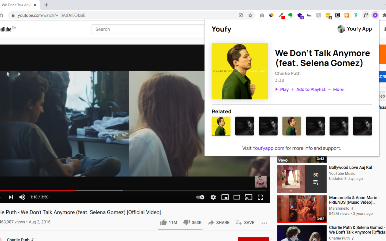 Youfy - YouTube to Spotify截图3