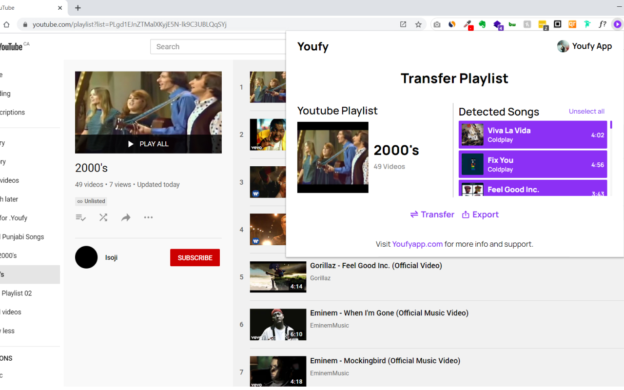 Youfy - YouTube to Spotify截图4