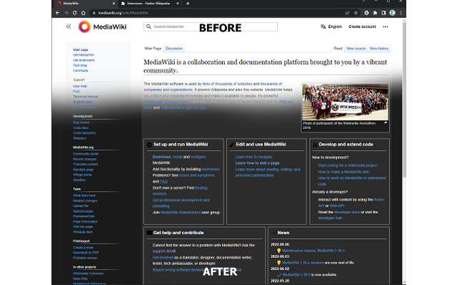 Dark/Night Mode For Wikipedia截图2