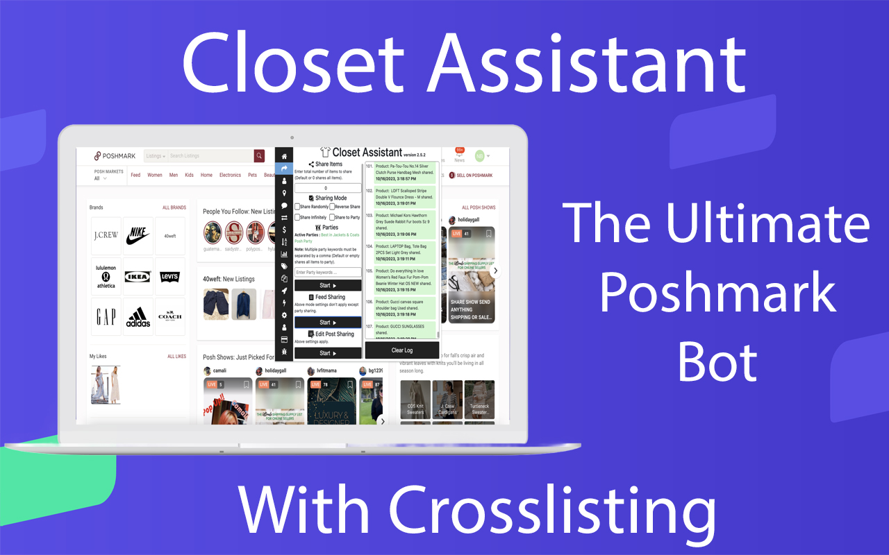 Poshmark Bot | Closet Assistant截图2