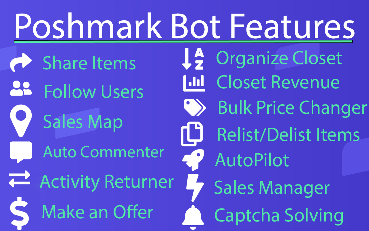 Poshmark Bot | Closet Assistant截图4