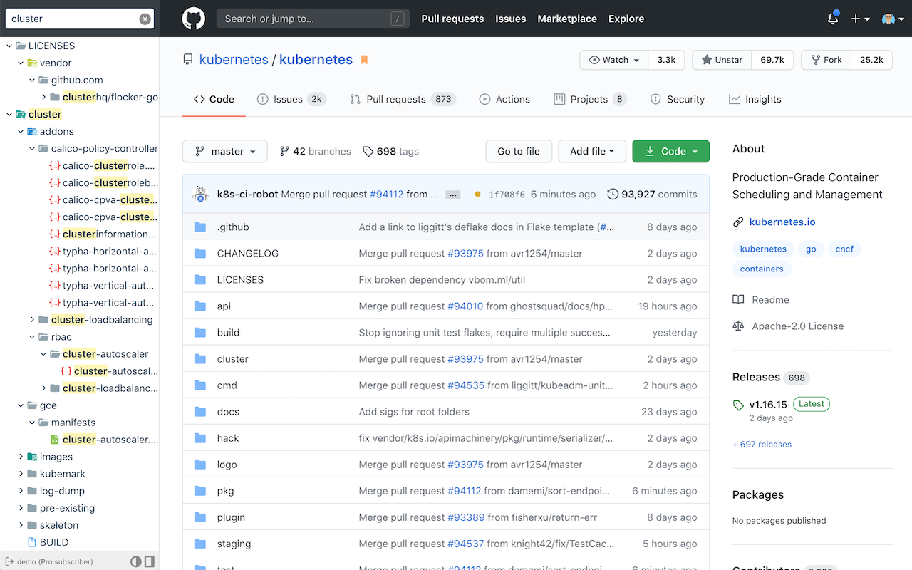 Octotree - GitHub code tree截图3
