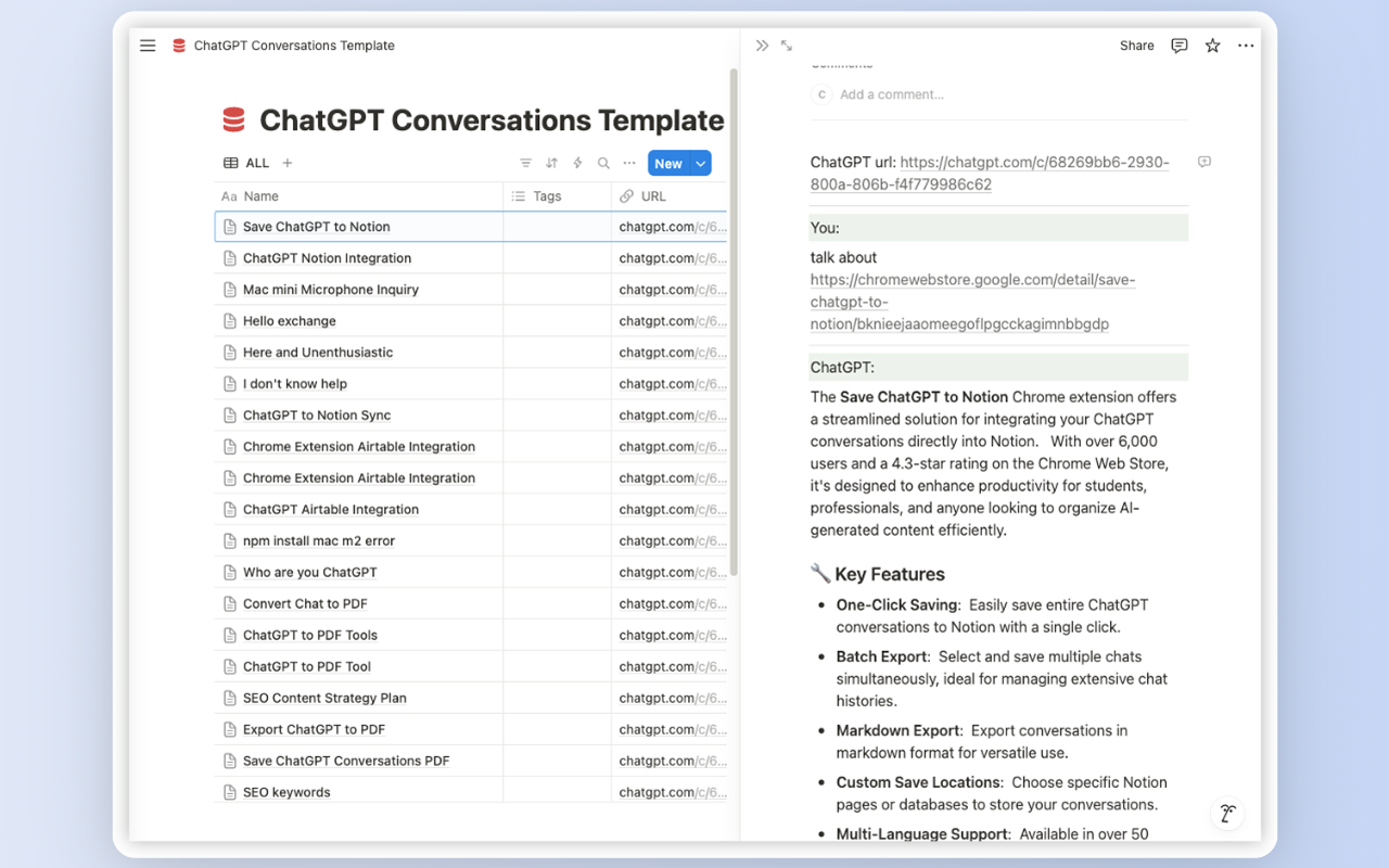 保存 ChatGPT 到 Notion截图2