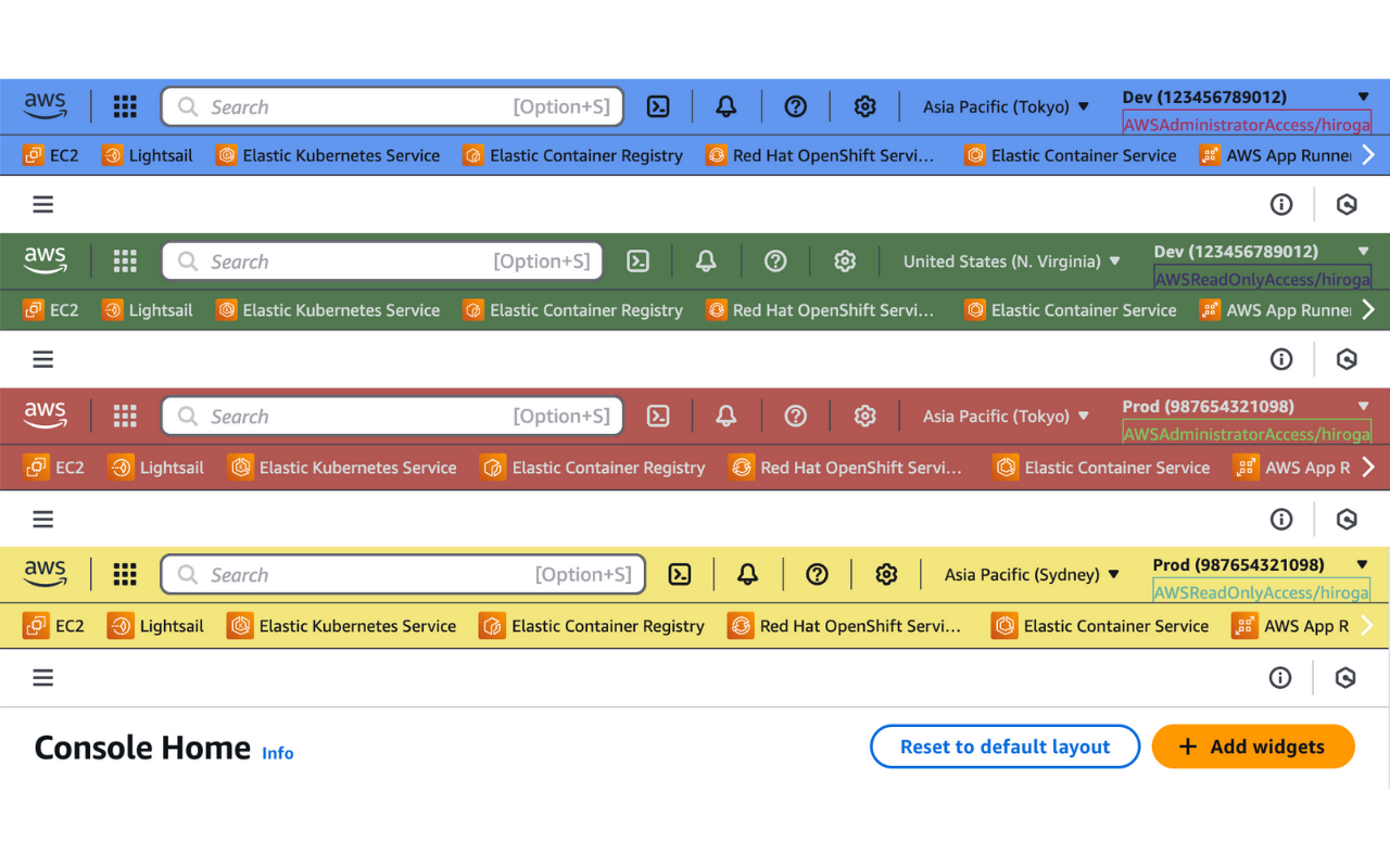 AWS Peacock Management Console截图2