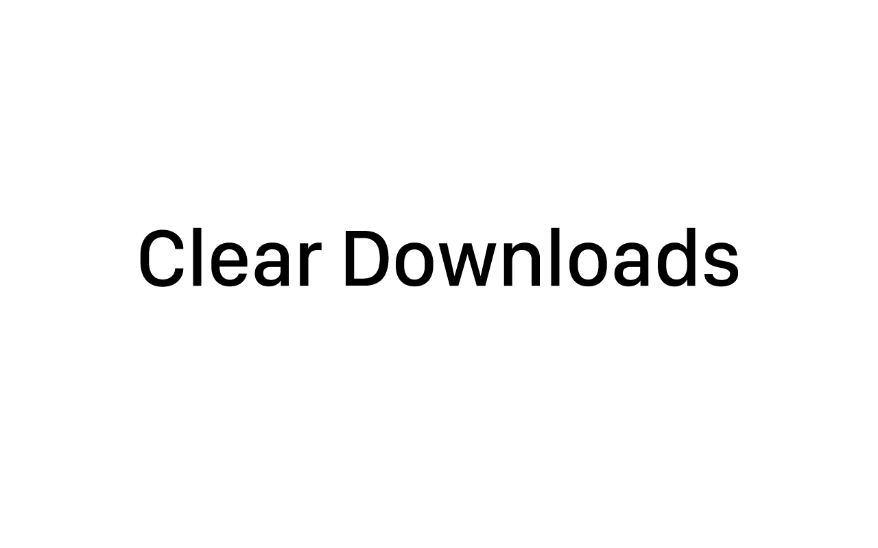Clear Downloads截图1